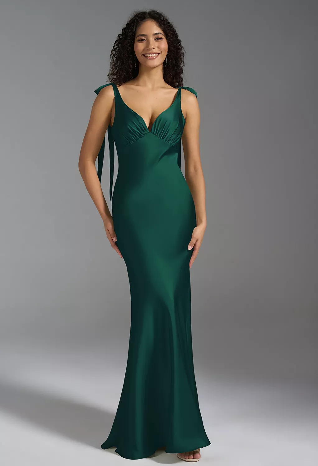 AW Chiara Hunter Green  Fall Wedding Guest Dresses